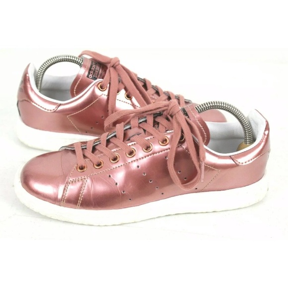 stan smith metallic pink